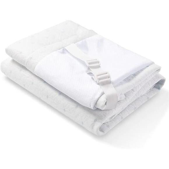 3 Inch King Mattress Topper Protector Cover, Oeko-Tex Certified, Bamboo Zippered - Picture 7 of 7